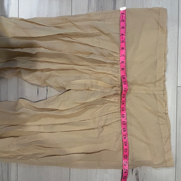 Women’s Indian 2 Piece Cream Cotton Top & Pants w Matching - Picture 4 of 11